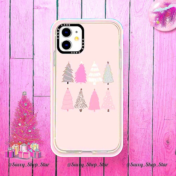 Light Pink Christmas tree Case (various sizes) - Picture 1 of 1